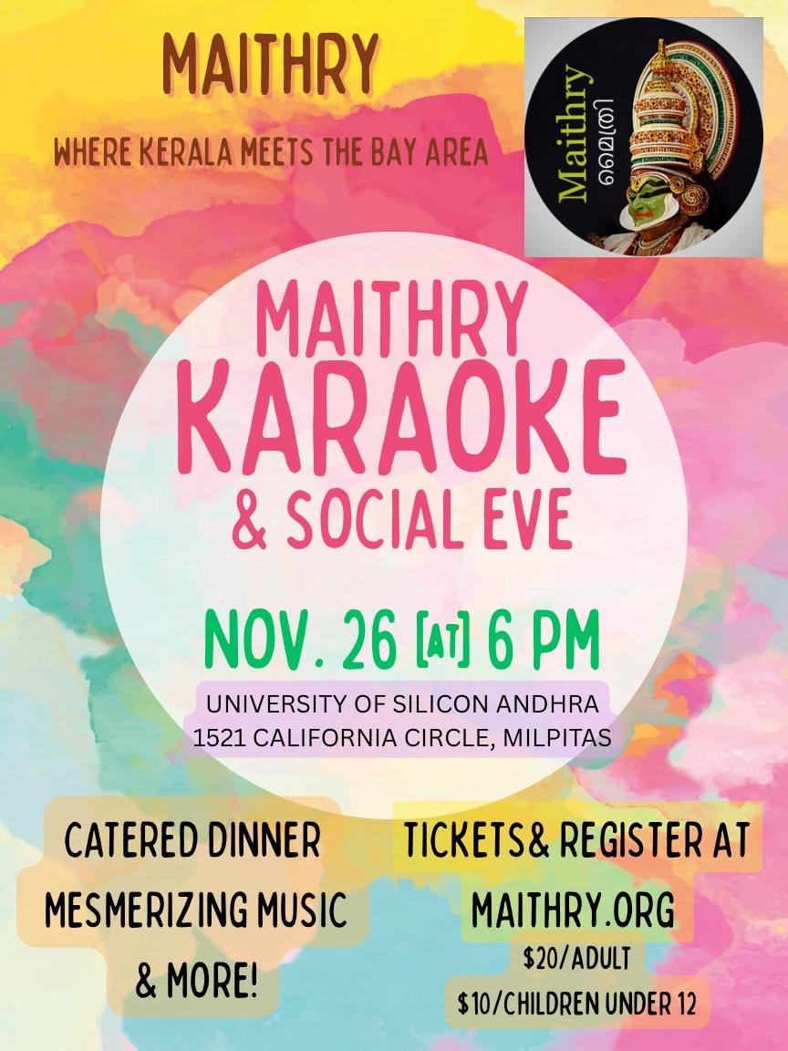 Maithry Karaoke - November 26th, 2025!